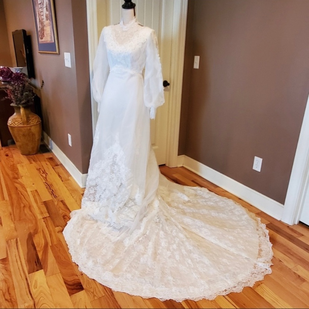 Vintage Prairie Wedding Dress